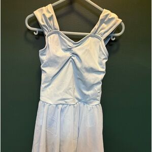 Light blue dance leotard